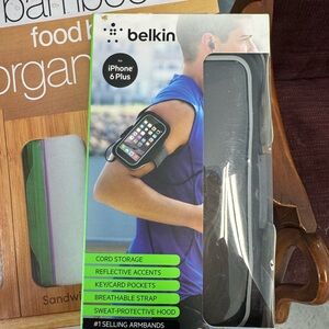Belkin Black Armband for iPhone 6 Plus with Reflective Accents
